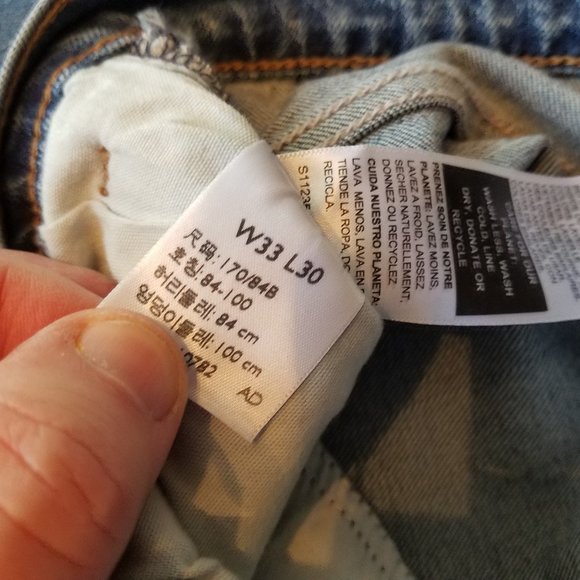 Levi Strauss Signature 34 x 30 (TAG'D 33/30) Regular Denim Jeans - Picture 4 of 11